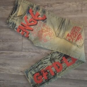 GFTO Los Angeles 'Revenge Jeans' Wash Denim